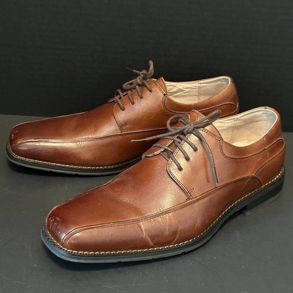 Florsheim Men\'s Dress Shoes 11256-200 Size 8.5 D Brown Chestnut Leather Oxford main image 13